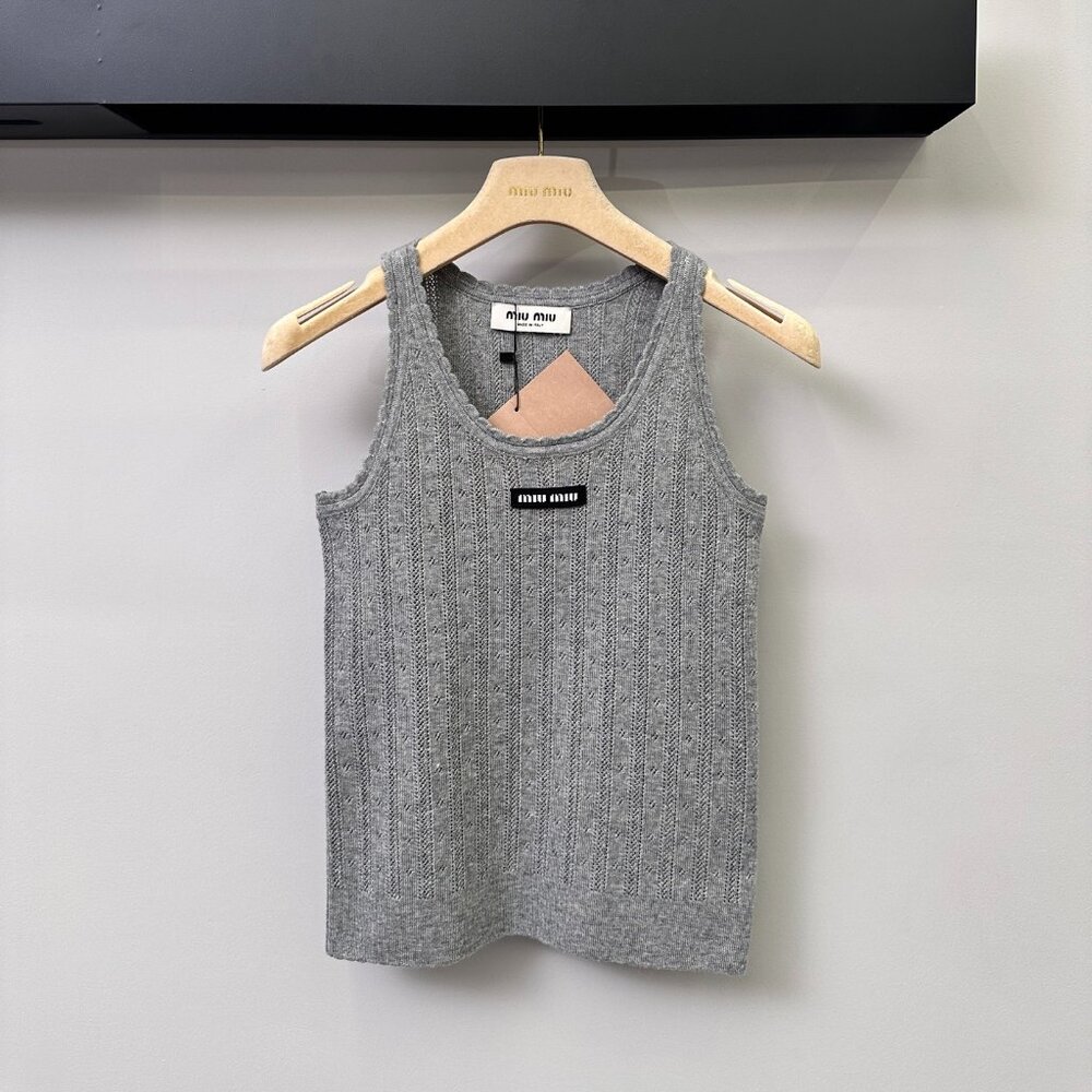 Miu miu knitted vest